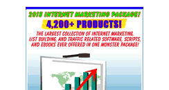 Desktop Screenshot of internet-marketing-software-and-ebooks.com